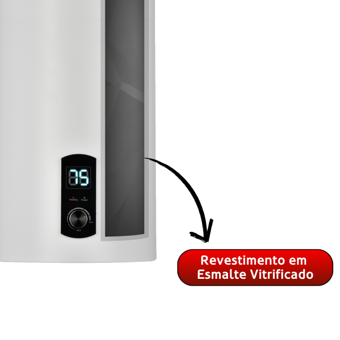 Termoacumulador Digital HAEGER Aqua Smart 50 - 50L, 2000W, Classe B, Resistência Embainha - Image 6