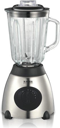 Haeger LQ600005A 1.5 L Glass Blender Silver
