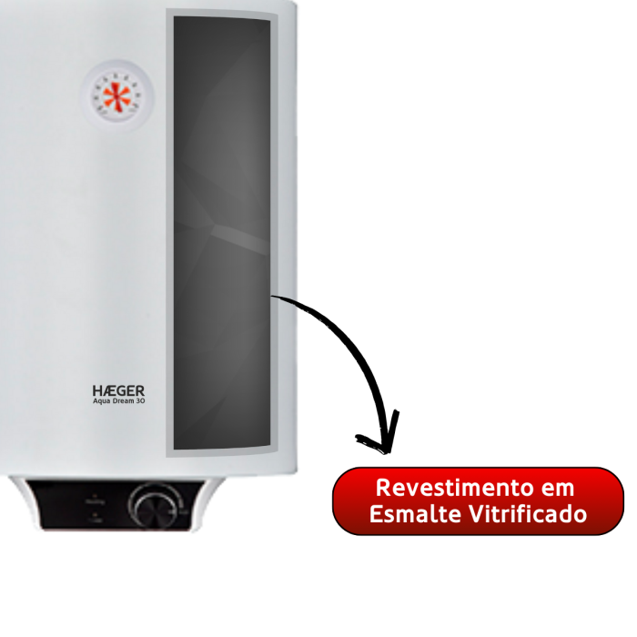 Termoacumulador HAEGER Aqua Dream 30 - 30L, 2000W, Classe Energética B, Resistência Embainhada - Image 5