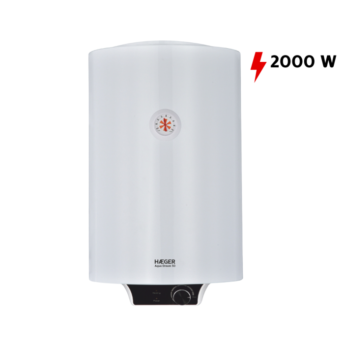 Termoacumulador HAEGER Aqua Dream 50 - 50 L, 2000 W, Classe Energética B, Resistência Embainhada - Image 6