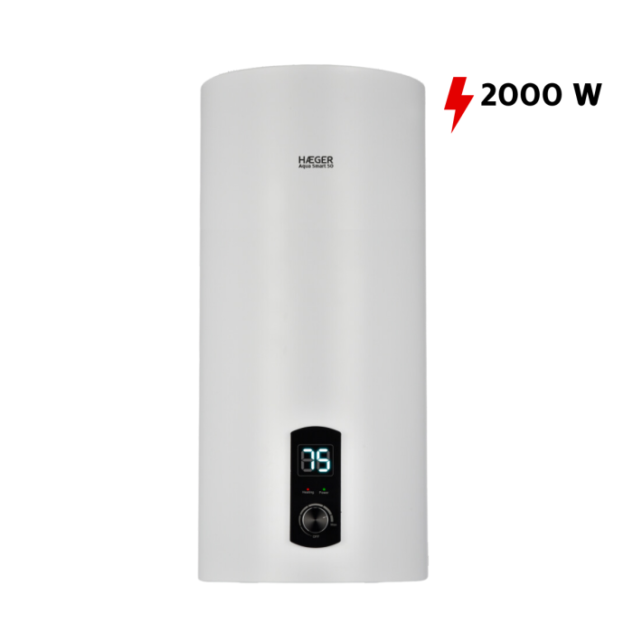 Termoacumulador Digital HAEGER Aqua Smart 50 - 50L, 2000W, Classe B, Resistência Embainha - Image 3