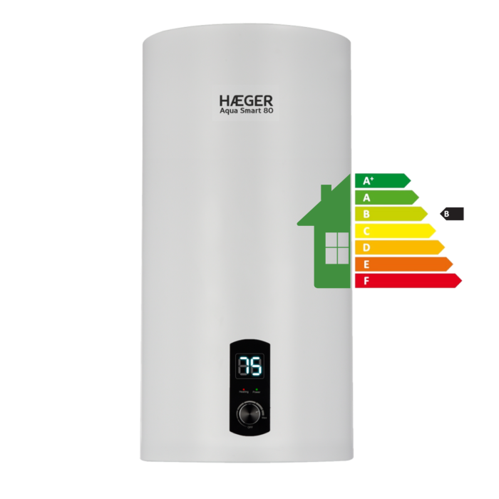 Termoacumulador Digital HAEGER Aqua Smart 80 – 80L, 2000W, Classe B, Resistência Embainha - Image 2