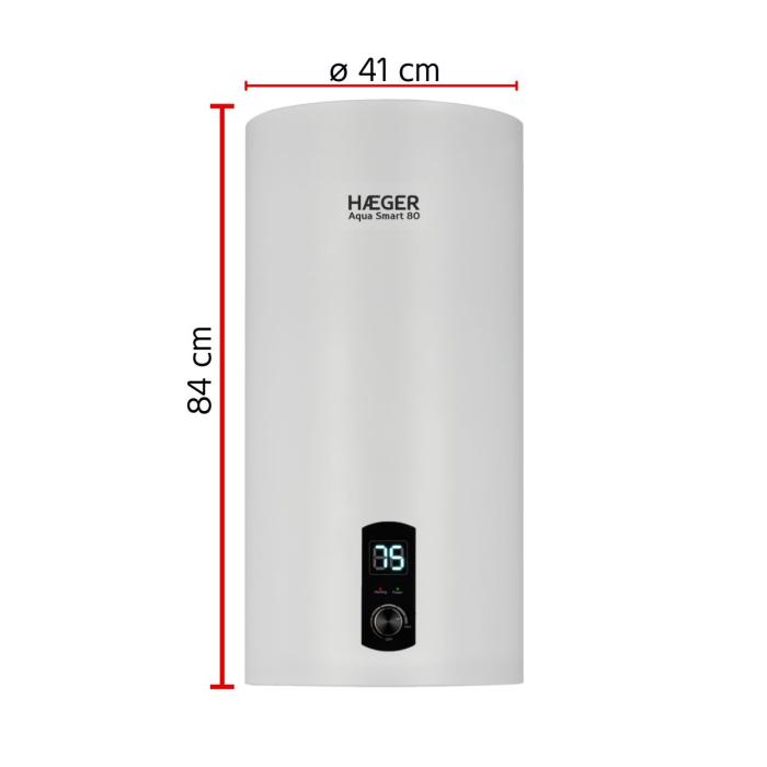 Termoacumulador Digital HAEGER Aqua Smart 80 – 80L, 2000W, Classe B, Resistência Embainha - Image 9