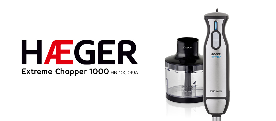 Varinha Mágica HAEGER SUPER VIP CHOPPER - 800W - HAEGER Home Appliances